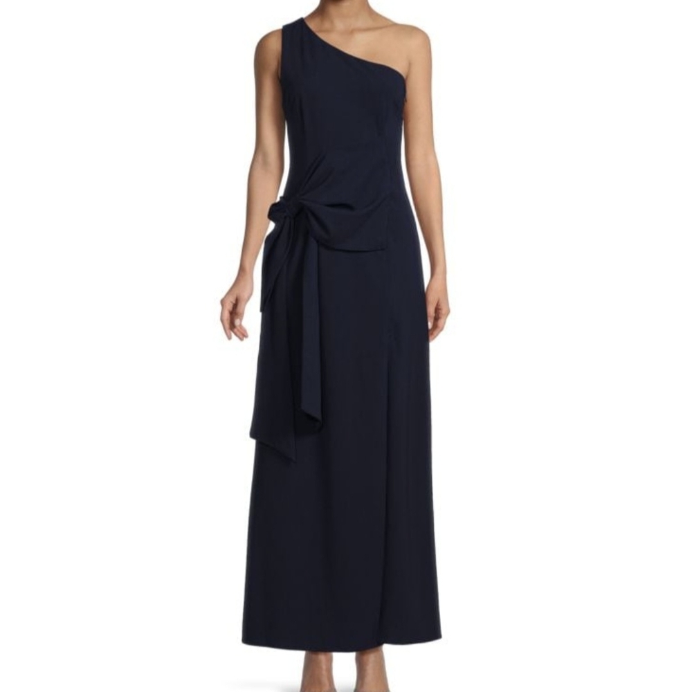 The Fashion Poet
One Shoulder Bow Maxi Dress Sz XS